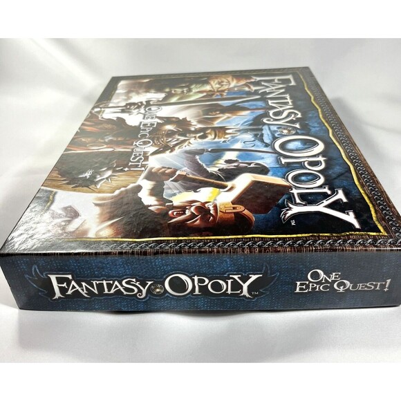 Fantasy Opoly Fantasy Board Game One Epic Quest Late for the Sky Complete - Picture 3 of 16